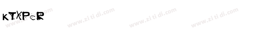 KTXP_ComRound字体转换