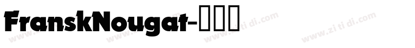 FranskNougat字体转换