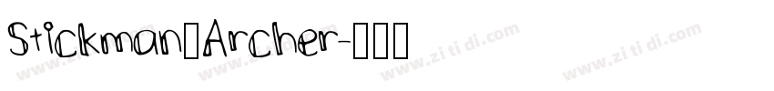Stickman_Archer字体转换