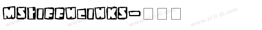 MStiffHeiHKS字体转换