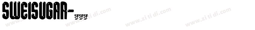 SweiSugar字体转换