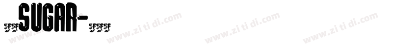 狮尾sugar字体转换