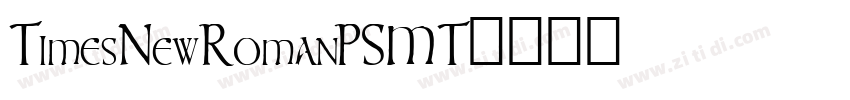 TimesNewRomanPSMT字体转换
