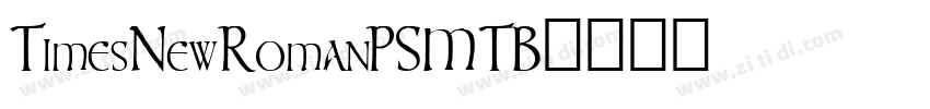 TimesNewRomanPSMTB字体转换