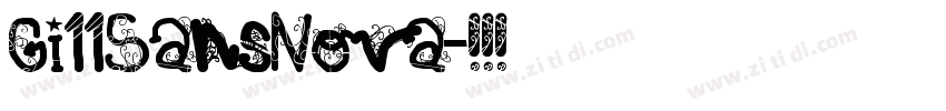 Gi11SansNova字体转换
