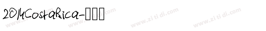 2014CostaRica字体转换