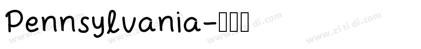 Pennsylvania字体转换