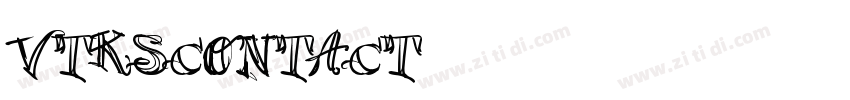 VTKSCONTACT字体转换