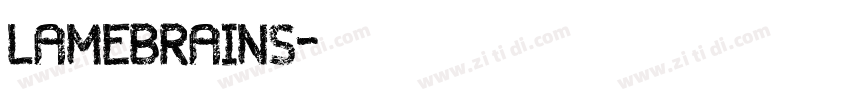 LAMEBRAINS字体转换