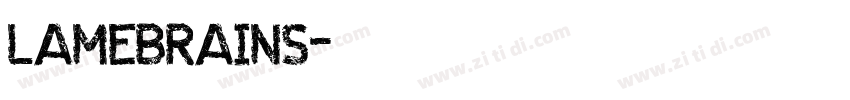 LAMEBRAINS字体转换