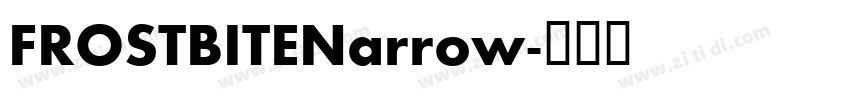 FROSTBITENarrow字体转换