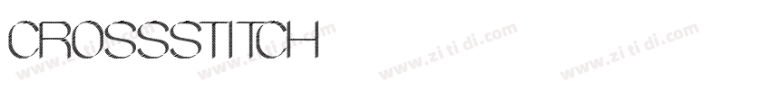 CROSSSTITCH字体转换