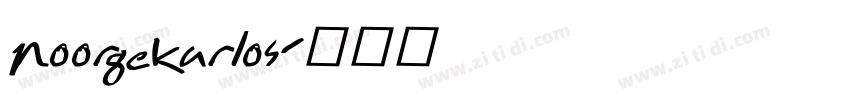 NoorgeKarlos字体转换