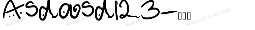 Asdasd123字体转换