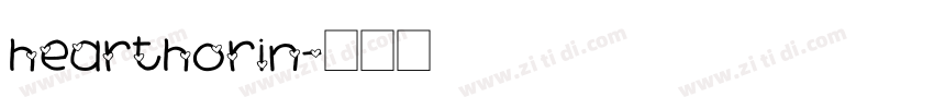 hearthorin字体转换