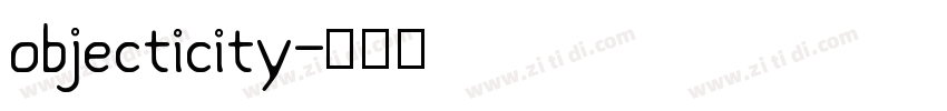 objecticity字体转换