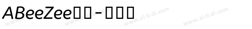 ABeeZee字体字体转换