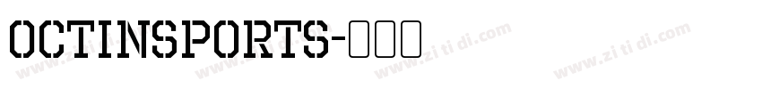 OctinSports字体转换
