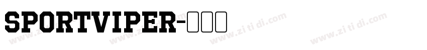 SPORTVIPER字体转换