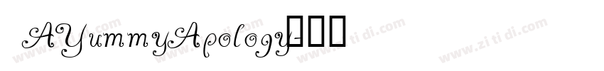 AYummyApology字体转换