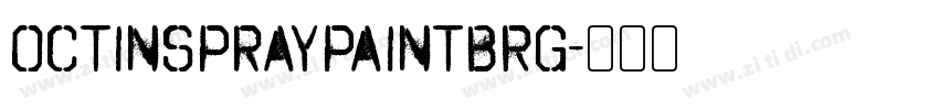 OctinSpraypaintBRg字体转换