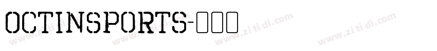 OctinSports字体转换