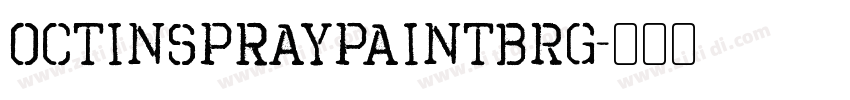 OctinSpraypaintBRg字体转换