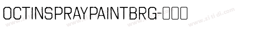 OctinSpraypaintBRg字体转换