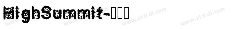 HighSummit字体转换