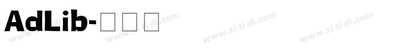 AdLib字体转换