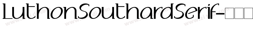 LuthonSouthardSerif字体转换