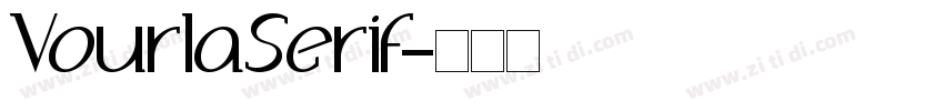 VourlaSerif字体转换