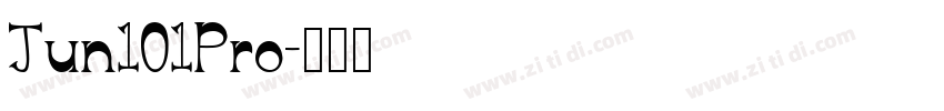 Jun101Pro字体转换