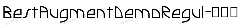 BestAugmentDemoRegul字体转换