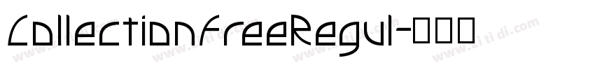 CollectionFreeRegul字体转换