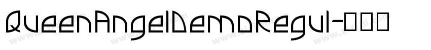 QueenAngelDemoRegul字体转换