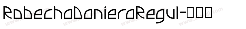 RobechaDanieraRegul字体转换