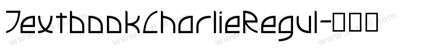 TextbookCharlieRegul字体转换