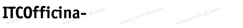 ITCOfficina字体转换 ITCOfficina字体转换