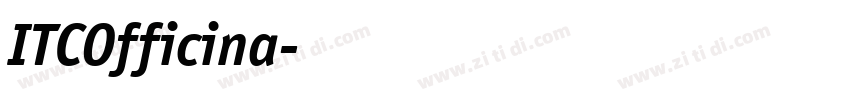 ITCOfficina字体转换 ITCOfficina字体转换
