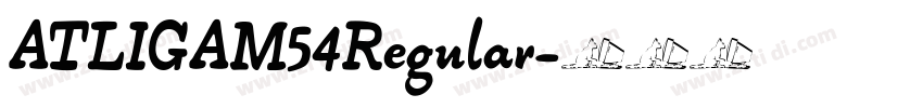 ATLIGAM54Regular字体转换
