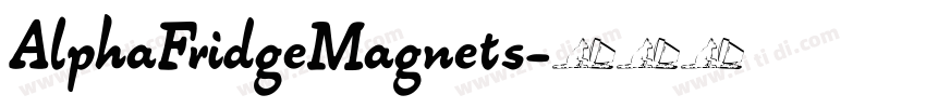 AlphaFridgeMagnets字体转换