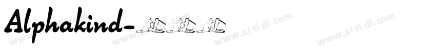 Alphakind字体转换