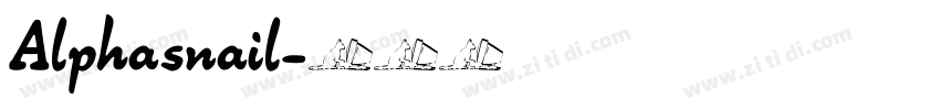 Alphasnail字体转换