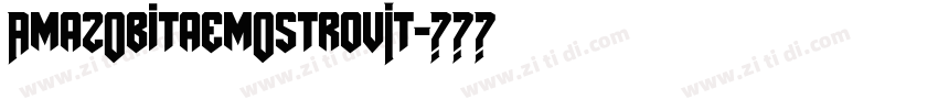 AmazObitaemOstrovIt字体转换