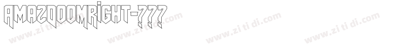AmazDooMRight字体转换