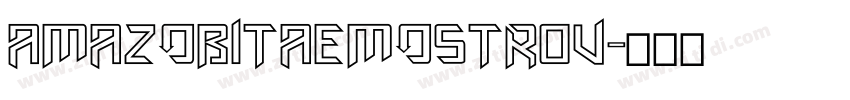 AmazObitaemOstrov字体转换