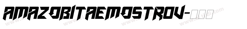 AmazObitaemOstrov字体转换