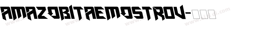 AmazObitaemOstrov字体转换