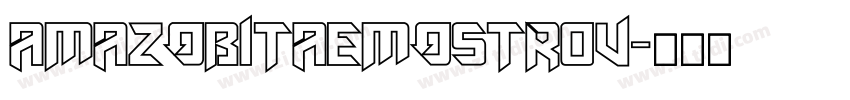 AmazObitaemOstrov字体转换